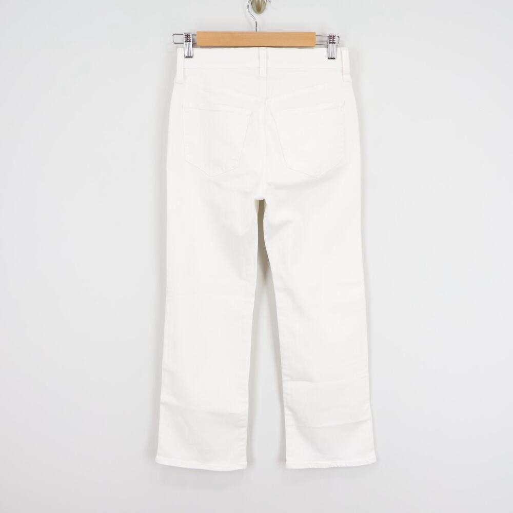 J.Crew High Rise Kickout Jean White Denim Size 24 NWT - Picture 7 of 9